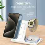3-In-1 Fast Wireless Charger Stand